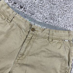 Organika Skateboards Pants Men's Size 32x30 Tan Straight Leg Chinos